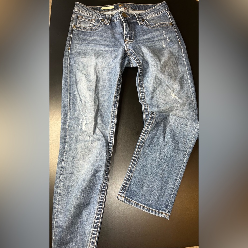Kut From the Kloth Blue Straight Leg Denim Jeans Size 2 EUC